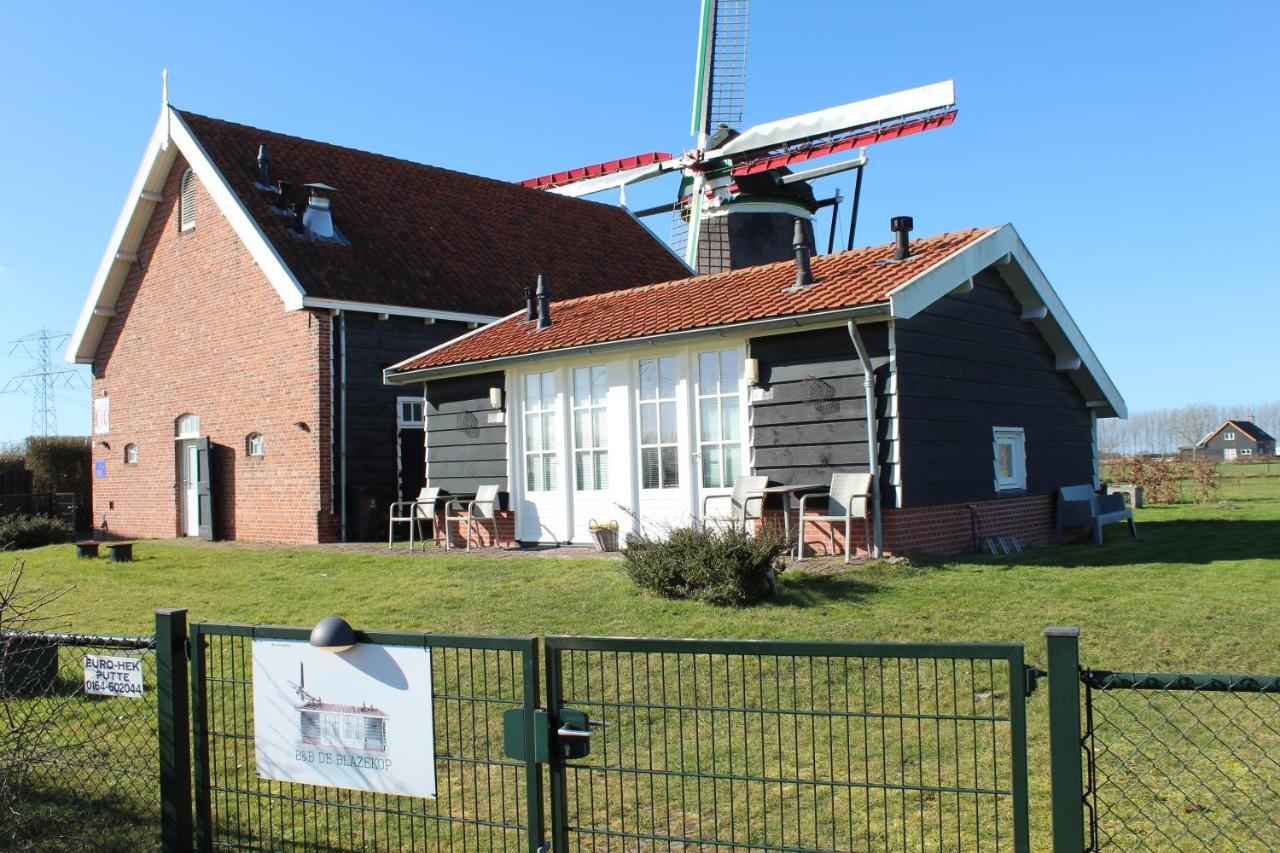 Landelijk Slapen Bij Molen In Ovezande 4C Zewnętrze zdjęcie